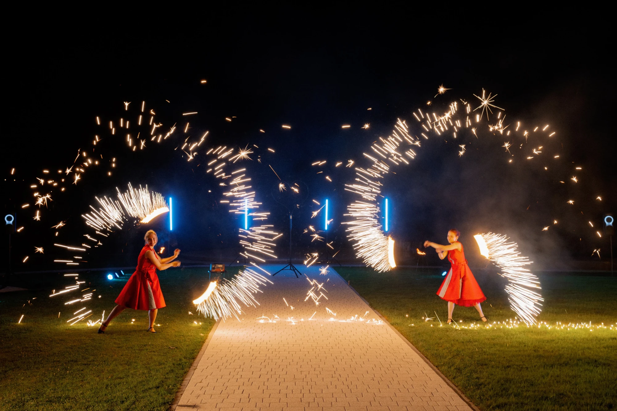 Uguns šovs - Premium kāzas - Foto - Bakaphoto